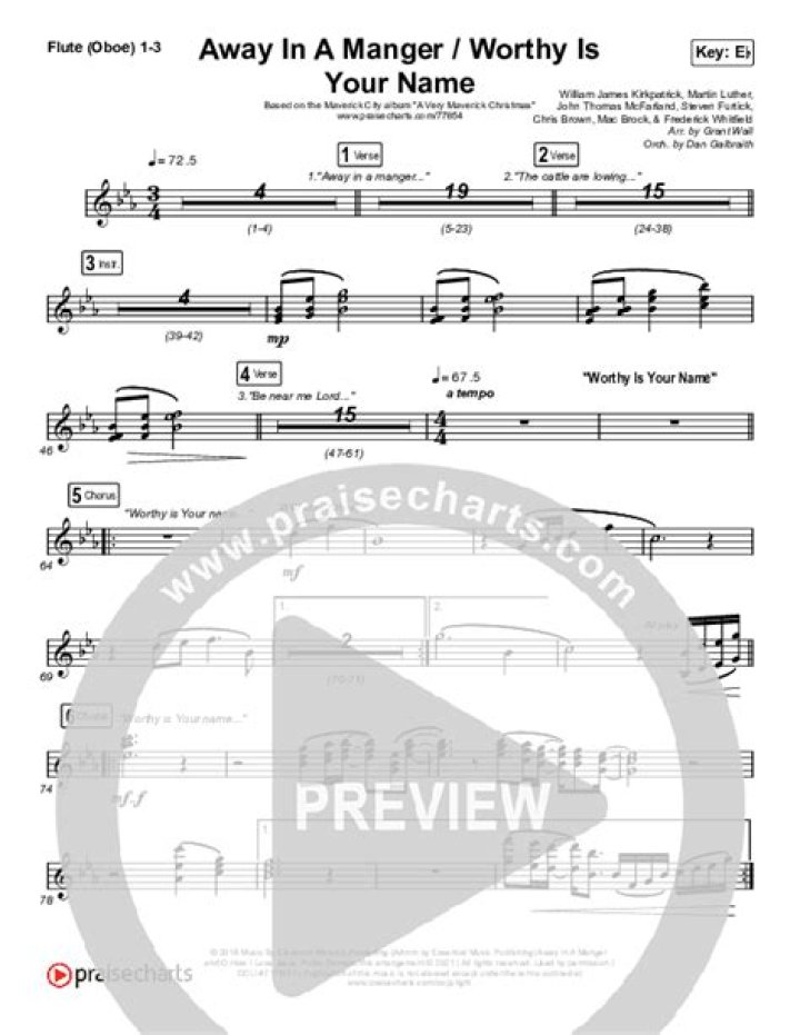 Away in a Manger / Worthy Is Your Name by Maverick City Music