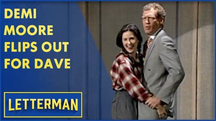 Demi Moore in The Late Show with David Letterman (1996)