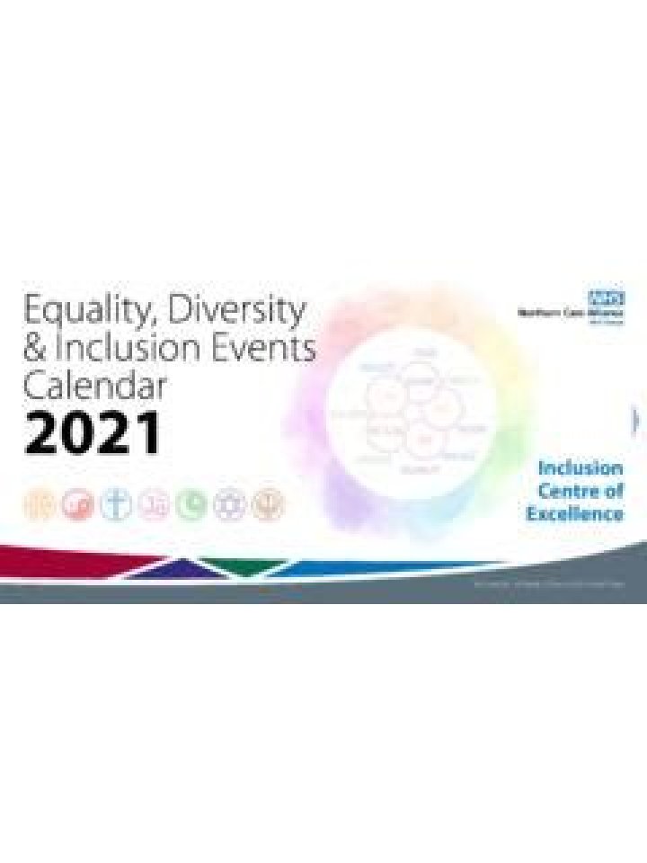 Diversity & Inclusion Events Calendar