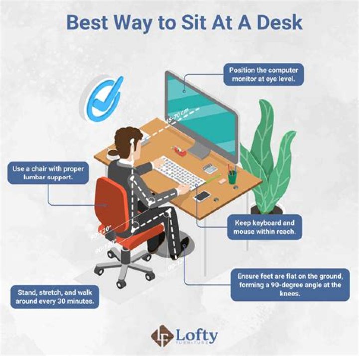 Experts reveal the best way to sit at a desk all day