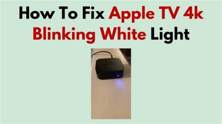 Fix Apple TV Light Blinking In Few Minutes