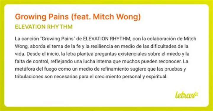 Growing Pains (feat. Mitch Wong) by ELEVATION RHYTHM