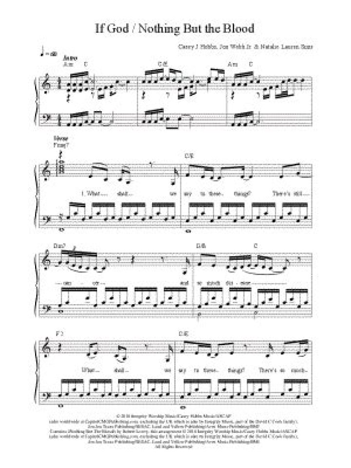 If God / Nothing But The Blood by Casey J