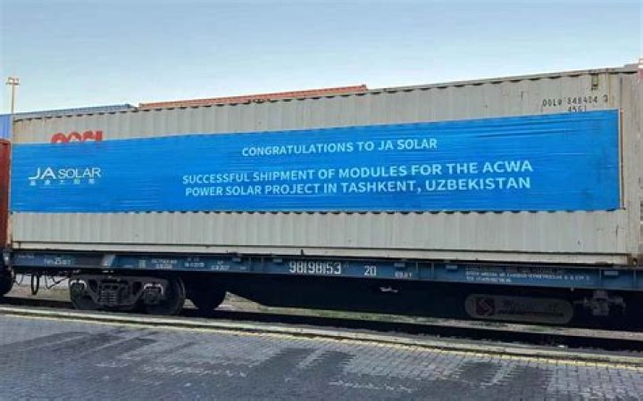 JA Solar Successfully Completes the Shipment of All n-type Modules for the ACWA Power Solar Project in Tashkent, Uzbekistan