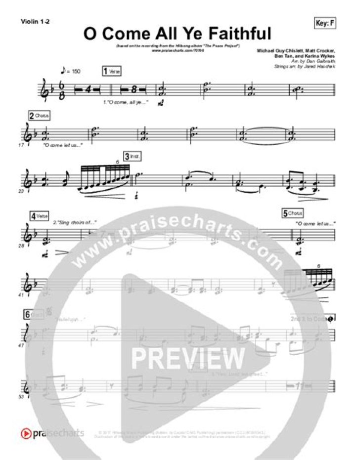 O Come All Ye Faithful by Hillsong Worship