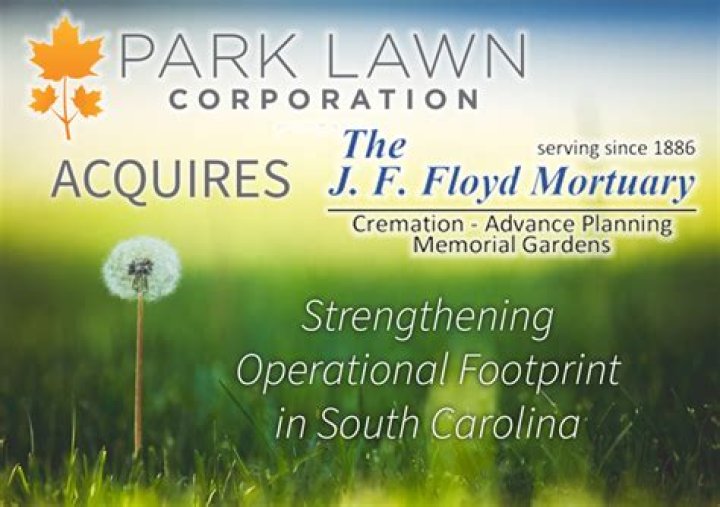 Park Lawn Corporation Acquires J.F. Floyd Mortuary, Crematory and Cemeteries
