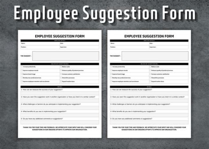 Public Safety Employee Suggestion Form