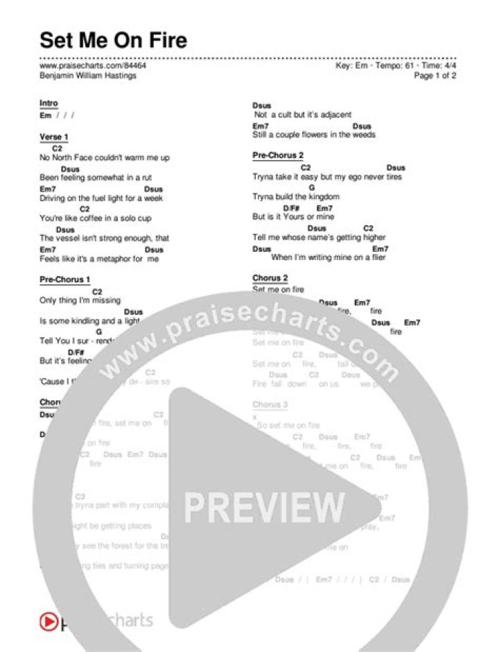 Set Me On Fire by CCV Music