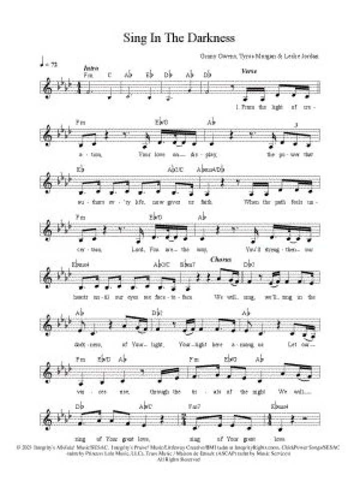 Sing in the Darkness by Ginny Owens