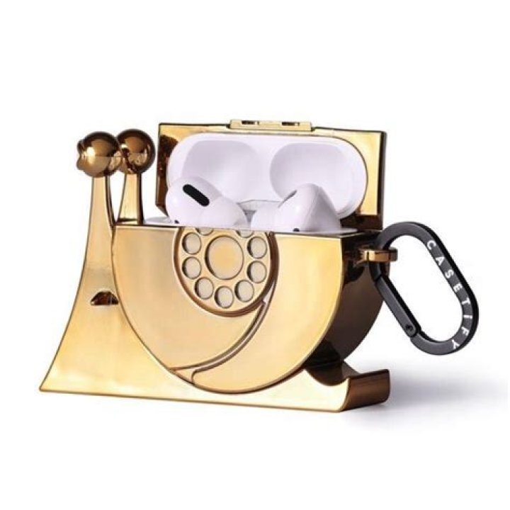 This Golden Den Den Mushi AirPods Case Is Everything A One Piece Fan Needs