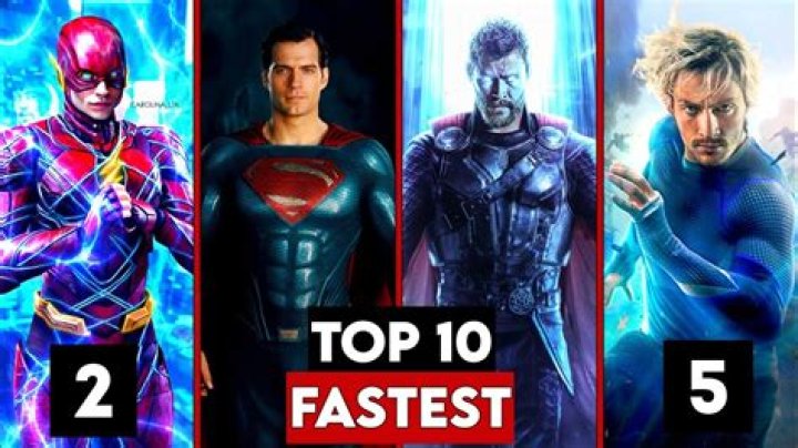 Top 10 Fastest Superheroes From Marvel, DC With Top Speeds